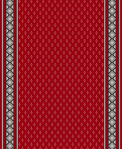 MOQUETTE MM DE LUXE 160X230 P507A GRIS ROUGE